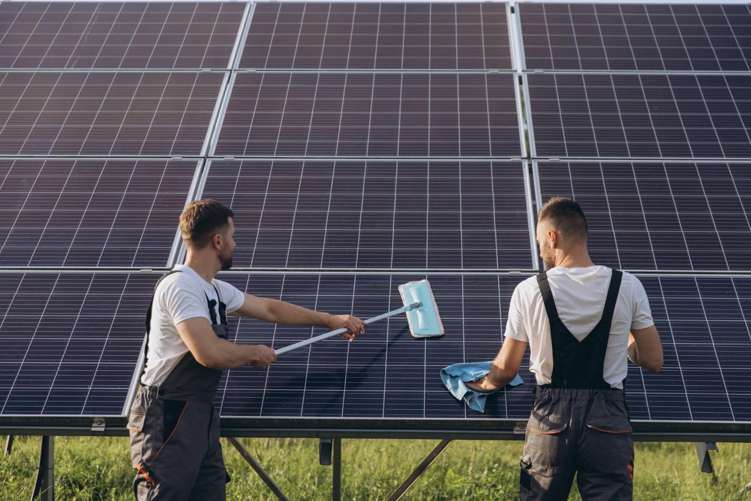 Book solar panel cleaning in Las Vegas today — Desert Window Services free quote