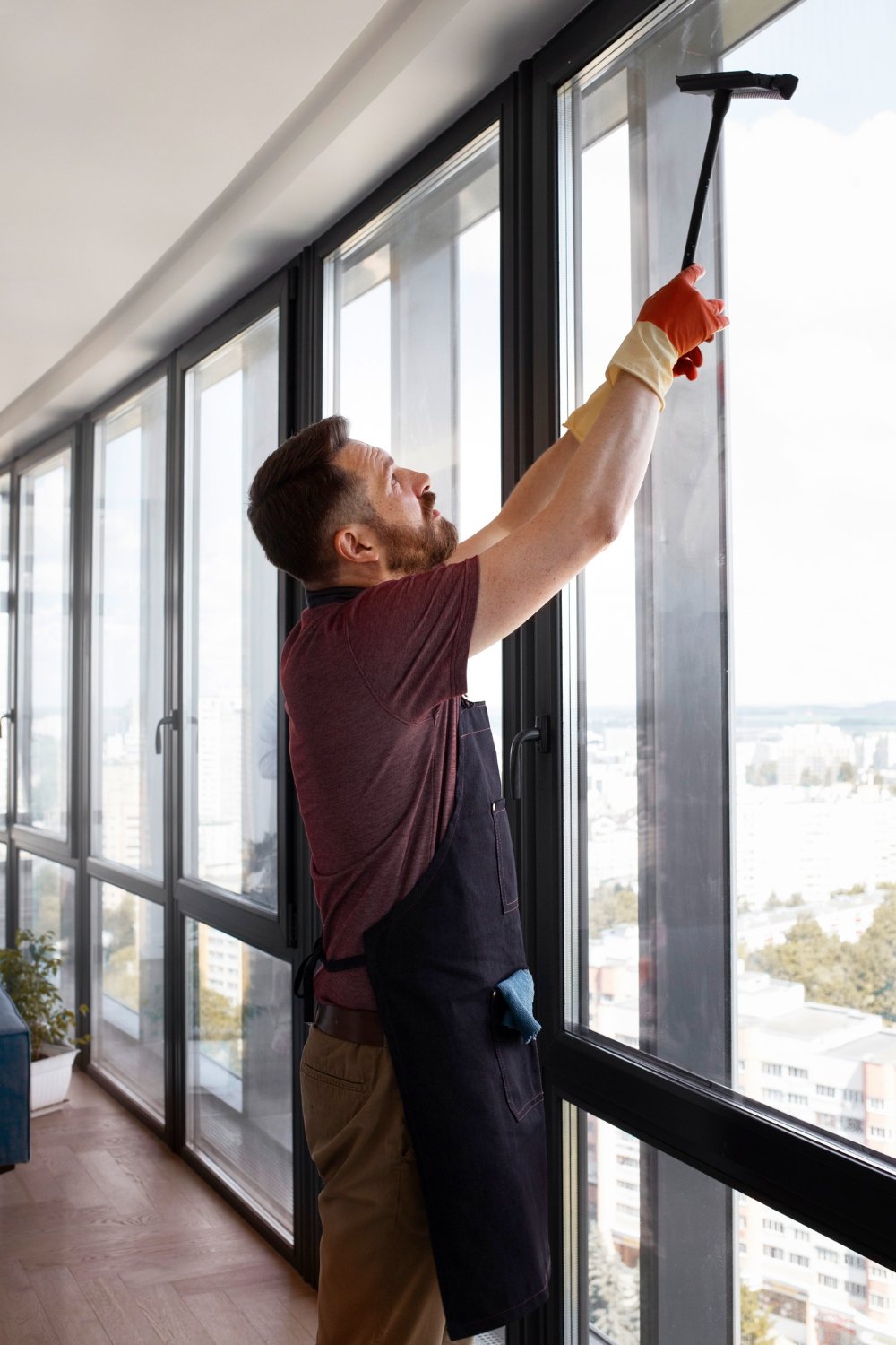 Professional window cleaning Las Vegas home — streak free interior and exterior results by Desert Window Services